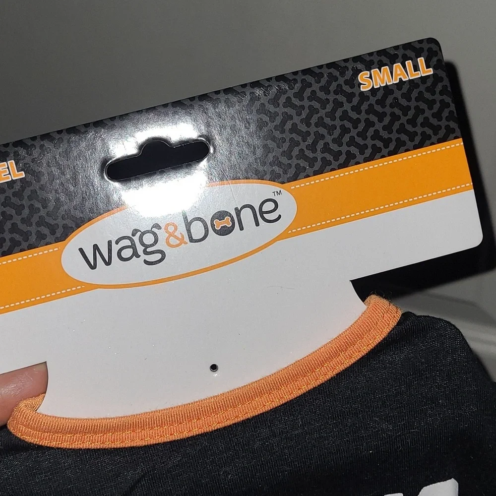 Wag & Bone Black and Orange Dog Shirt